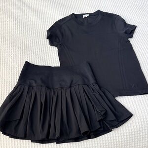 Wilson Black Skirt ant top  Set medium